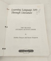 Learning Language Arts Through Literature Orange Book Teacher & Student paperbac