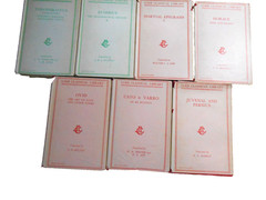 Loeb Classical Library Lot of 7 (Theophrastus~Horace~Ovid+) 1950s – HC/DJ GC