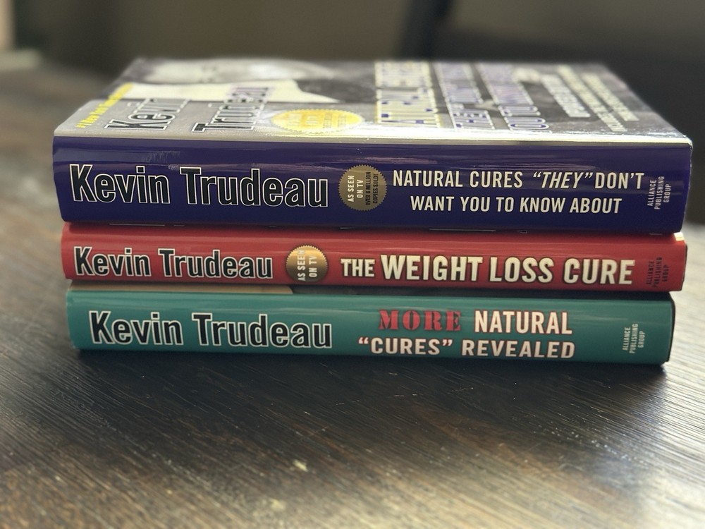 Kevin Trudeau Book Lot Natural Cures More Cures Revealed Weight Loss Cure
