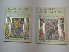 LOT OF 2 Flower Fairies of the Autumn & Spring by Cicely Mary Barker Paperback