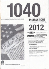 1040 Instructions 2012 IRS