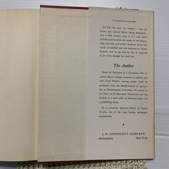 Frank M. Robinson The Power 1st Edition Lippincott Printing 1956 In Dust Jacket