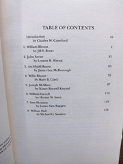 GOVERNORS OF TENNESSEE I 1790-1835 C. CRAWFORD 1979 SERIES VOL. 3 HB 212 Pages