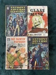 Dell Map Backs – Lot of 4 (1949) *Mystery* *Western* *Romance*