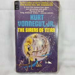 The Sirens of Titan Paperback BOOK by Kurt Vonnegut Jr Dell First Edition 1966