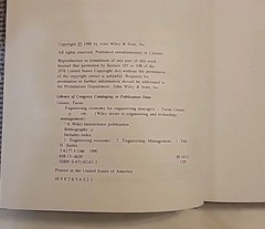 Engineering Economy for Engineering Managers Hardcover Turan Gonen, Wiley Series