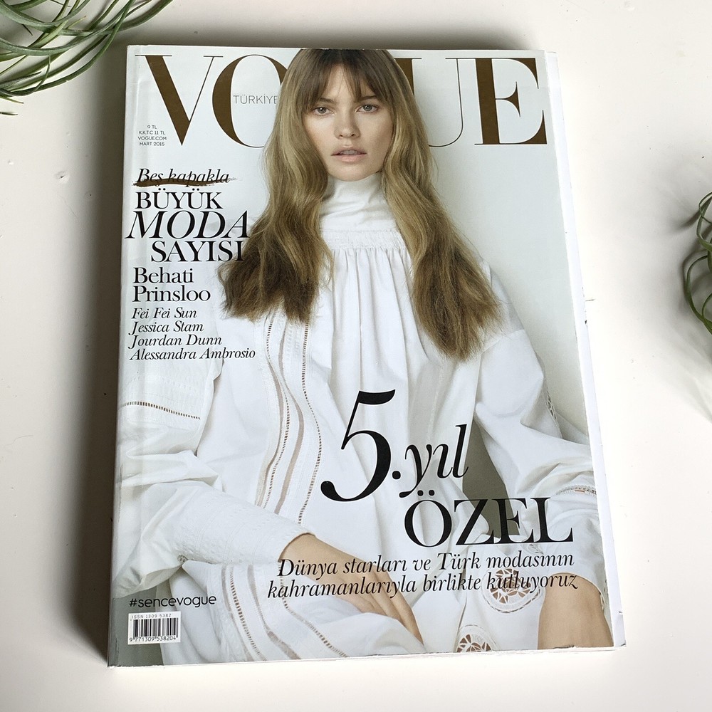 Vogue Turkey March 2015 5th Anniversary Issue – Good Condition Behati Prinsloo