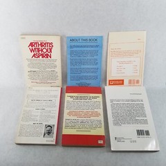Lot of 6 Softcovers on Natural Pain and Arthritis Treatment – Titles Below