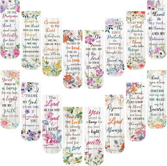 48 Pcs Bible Verse Magnetic Christian Bookmarks, 0.8X4.7In Inspirational Scriptu