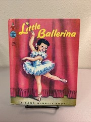 RARE “Little Ballerina” Rand McNally Tip Top Elf Book Dorothy Grider (1958) 8614