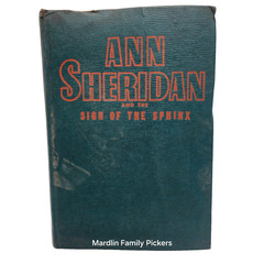 Vintage 1943 Ann Sheridan Sign of the Sphinx Heisenfelt Whitman HC Mystery Book