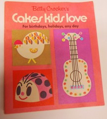 1969 General Mills Betty Crocker’s Cakes Kids Love Vintage Cookbook 24 Pages 5×6