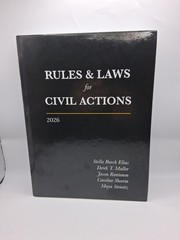 Rules and Laws for Civil Actions: 2026