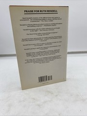 Ruth Rendell Lot of 3 Collections of Short Stories – HC/DJ List in Description