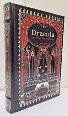 DRACULA & Other Horror Classics by Bram Stoker Deluxe Leather Bound Gilded Pages
