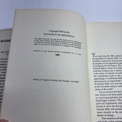 The Story of General Mills, Business Without Boundaries 1954 Hardcover