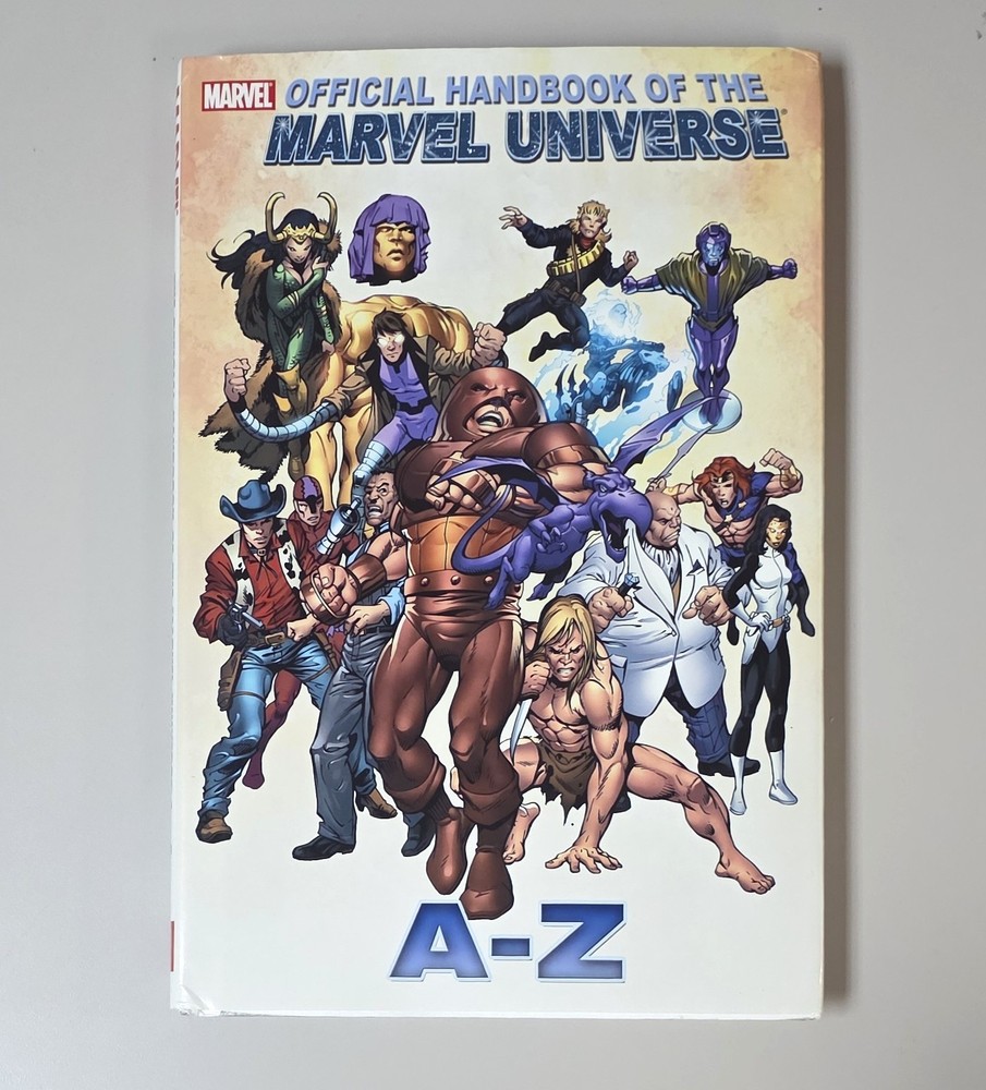 OFFICIAL HANDBOOK MARVEL UNIVERSE A-Z VOLUME 6 (2008 HC Hardcover)