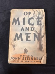 John Steinbeck Of Mice and Men 1937 Hardcover w/ Dust Jacket BCE