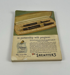 Popular Mechanics October 1945 Magazine Atomic Power Peace WWII Era Sheaffers Ad