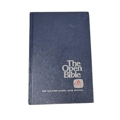 The Open Bible Old-Time Gospel Hour Edition 1975 Thomas Nelson Hardcover Vintage