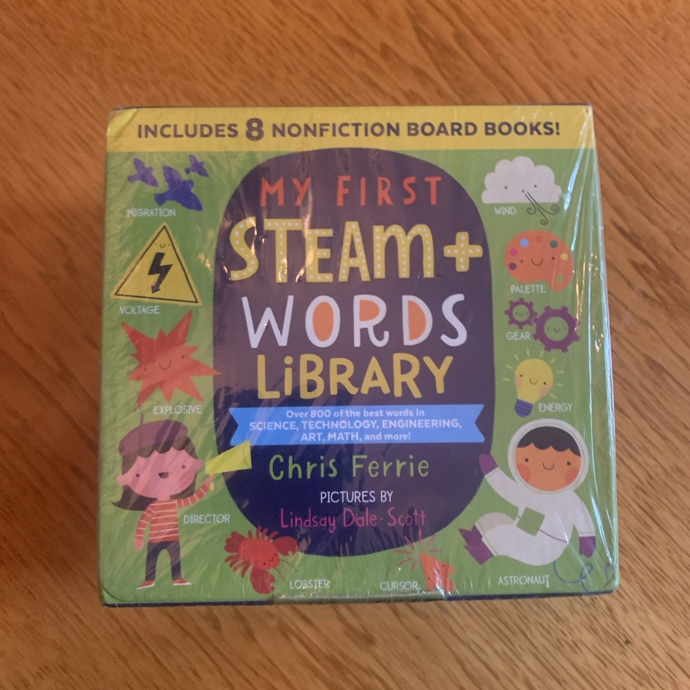 My First Steam Words Library 8 Book Set Brand new!