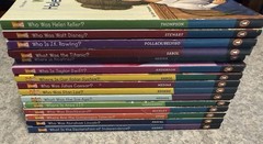 Lot Of 15 Who What Where Was Children’s Biography Books WhoHQ