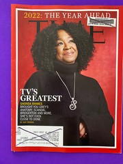 Time Magazine January 17, 24, 2022 Shonda Rhimes