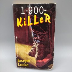 1-900-Killer by Joseph Locke (Paperback, 1994) Vintage Horror 1st Print Edition