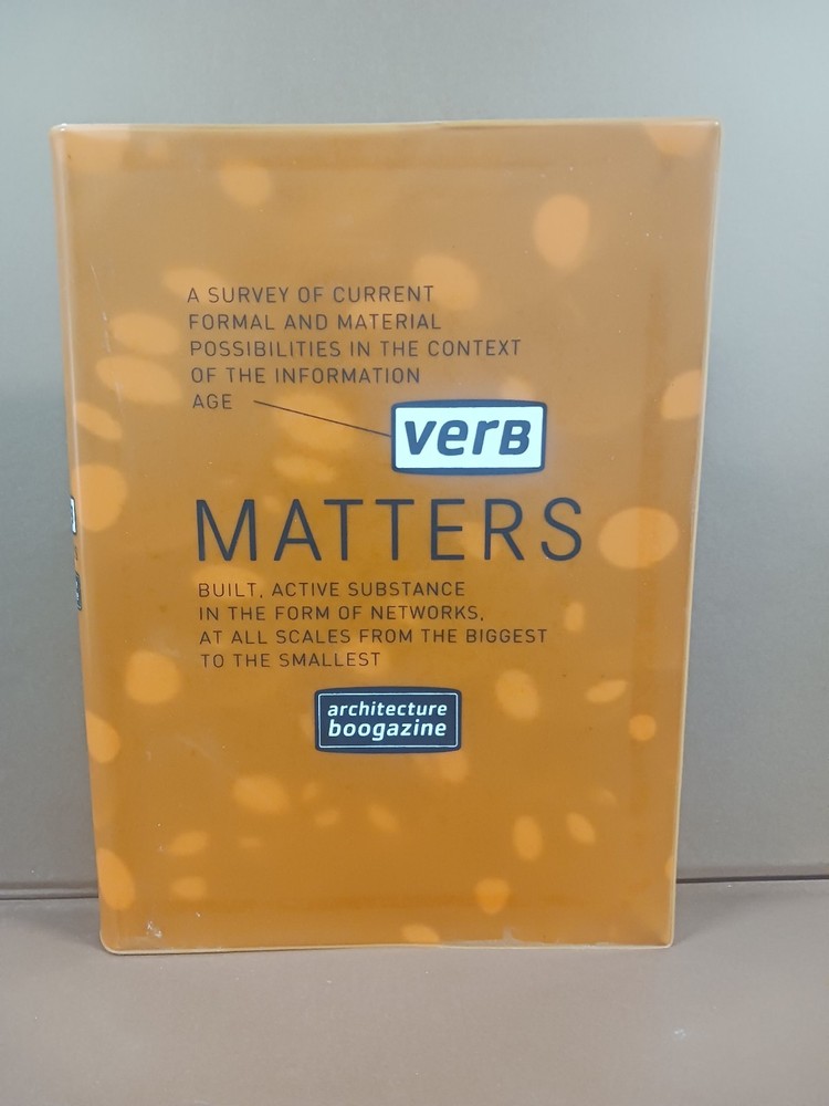 VERB MATTERS (ARCHITECTURE BOOGAZINE) By Greg Lynn & Tomoko Sakamoto