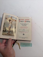 St Joseph Daily Missal Bible 1950, 1956 & 1961 (LOT OF 3) Catholic Prayer Mass