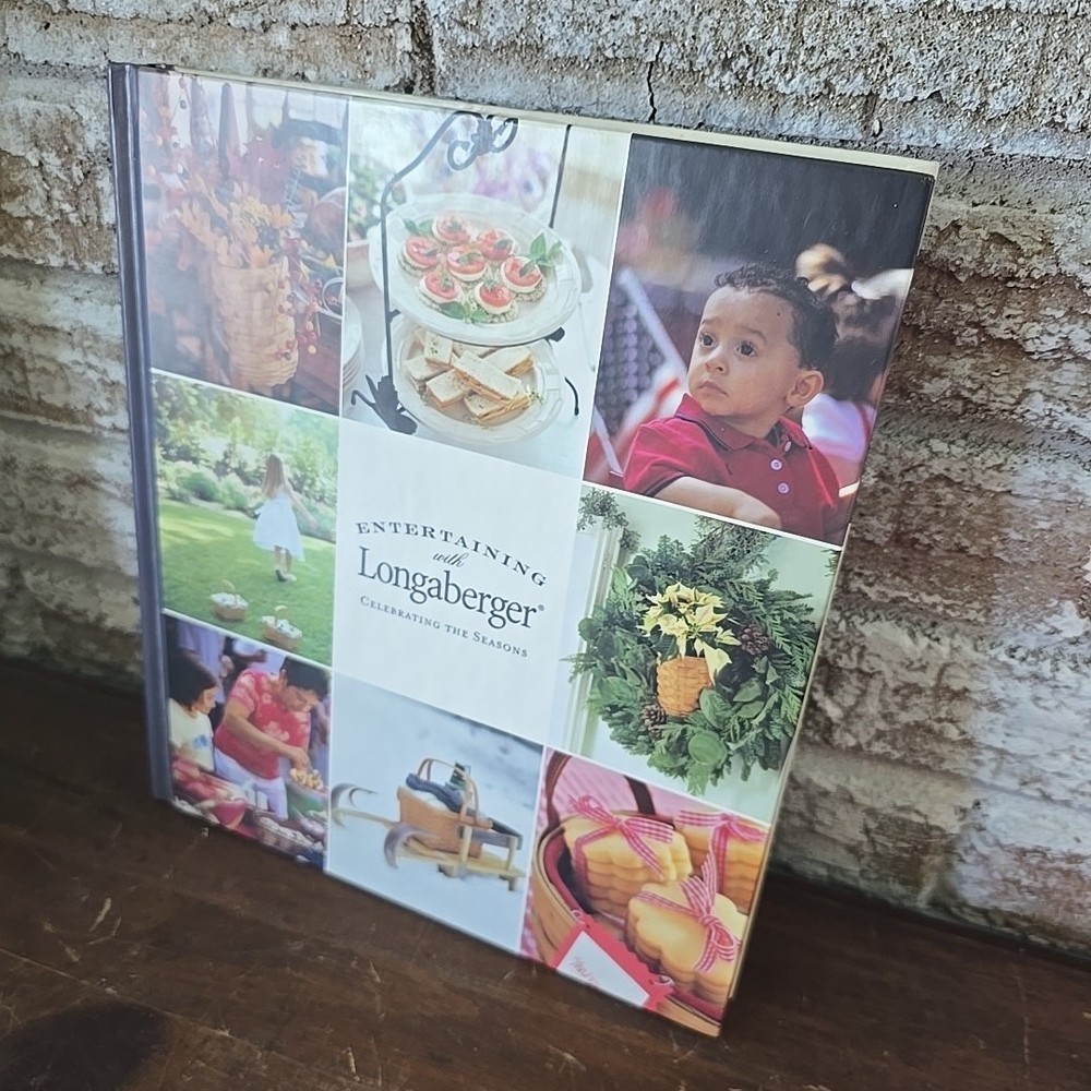 ENTERTAINING WITH LONGABERGER CELEBRATING THE SEASONS Hardback Book