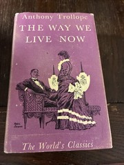 The Way We Live Now By Anthony Trollope – 1968 HBDJ