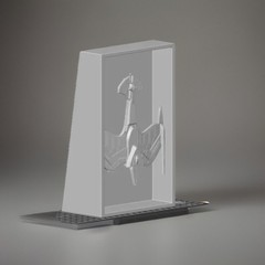 Book Nook Negh Var 8 inches X 5 inches (white)