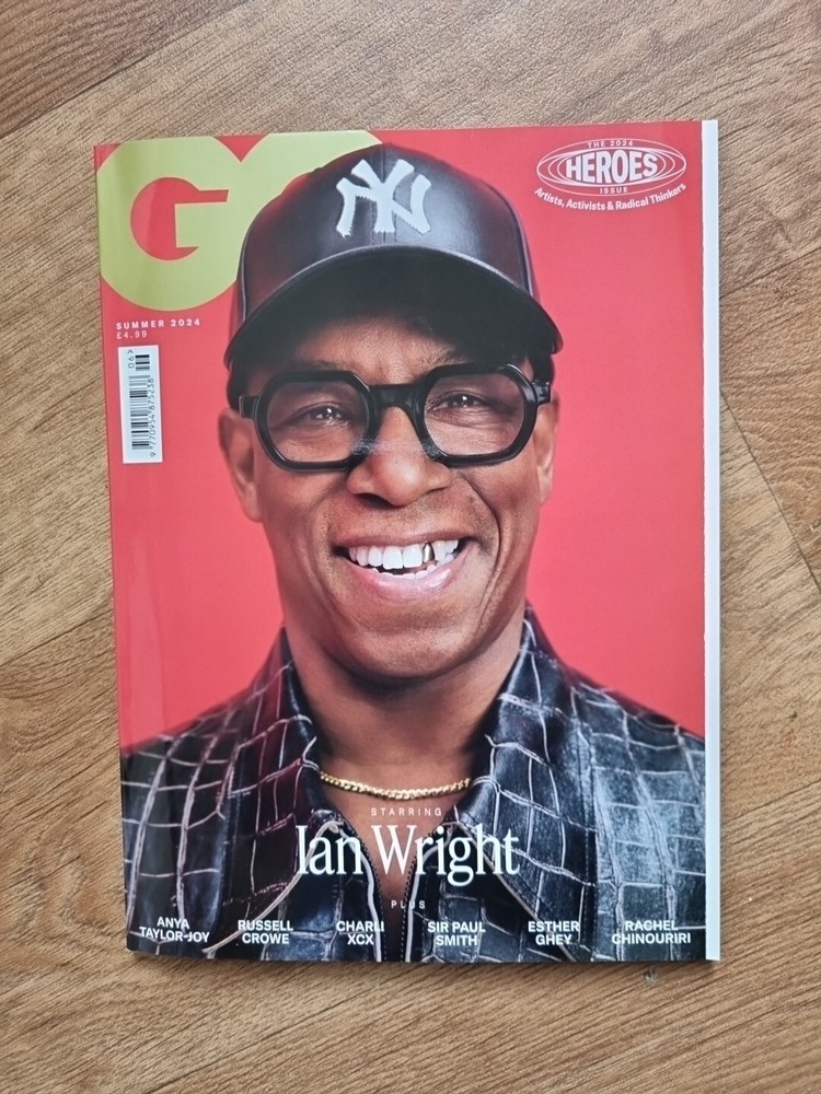 GQ Magazine Ian Wright The Heroes Issue Summer 2024