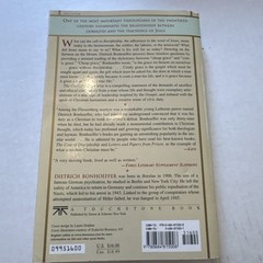 Cost of Discipleship by Dietrich Bonhoeffer (1995, Trade Paperback)