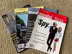 mental_floss magazine – First 4 issues – Volume 1, Issues 1-4; NEW