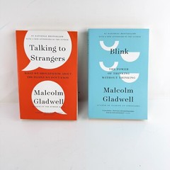 2 Malcolm Gladwell Books Lot: Talking to Strangers & Blink – Paperback