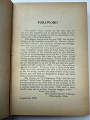 1920 MY LIFE IN A MORMON HAREM Marion Williams Book LDS History Polygamy Women