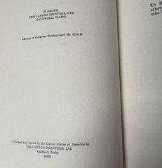 SELECTED LETTERS of ALBERTA JAY NOCK by Francis Nock-Caxton Printers 1st Ed 1962
