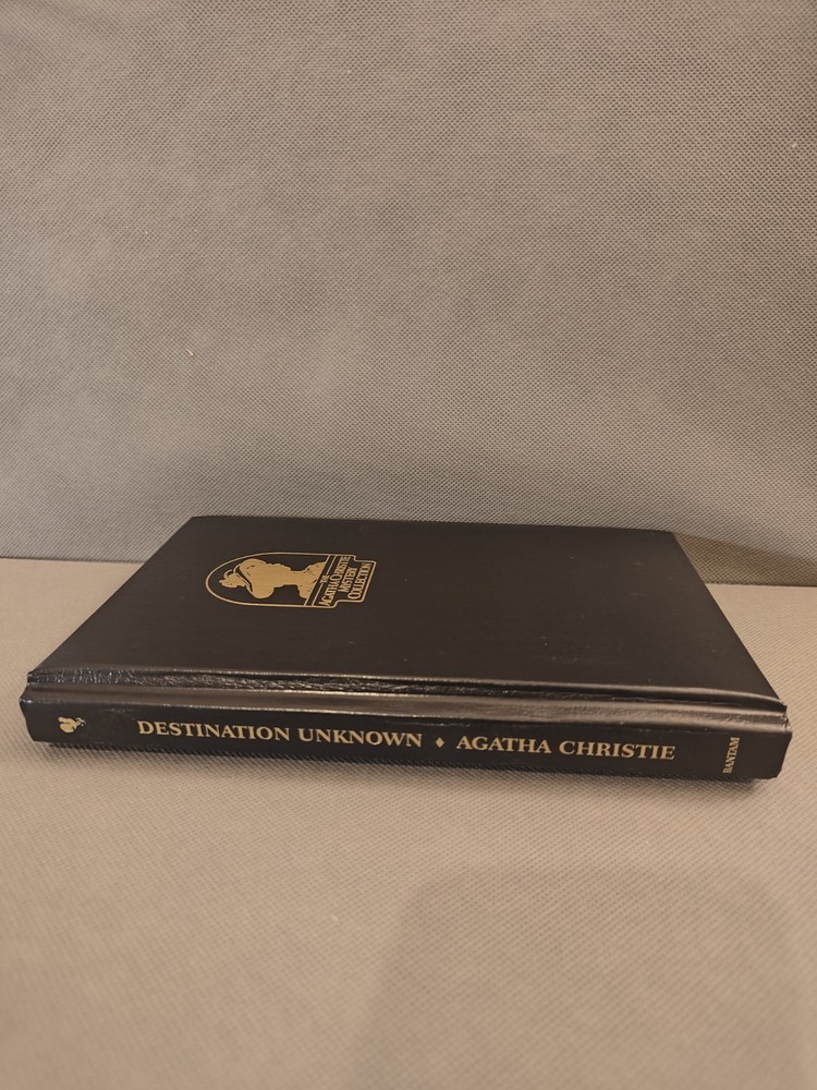 Destination Unknown Agatha Christie Mystery Collection Bantam Leatherette – RARE