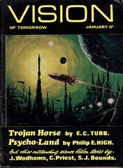 VISION OF TOMORROW #4 January 1970 Australian Sci-Fi magazine VG