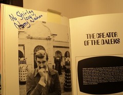 Doctor Who File by Peter Haining -1986 – signed by Terry Nation & Anthony Ainley