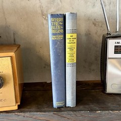 Vintage Nautical Books | Set Of 2 | Coastal Library Decor