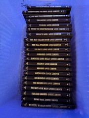 Louis Lamour Leatherette Novels. You pick the titles of your choice Menu