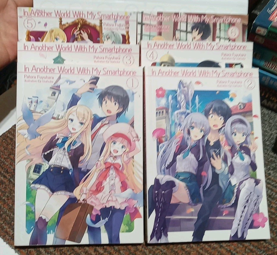 In Another World with My Smartphone Patora Fuyuhara Vols 1-6 Light Novel English