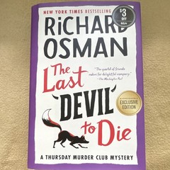 The Last Devil to Die A Thursday Murder Club Mystery Hardcover by Richard Osman