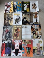 16 Comic Lot 100 Bullets Powers Sam Twitch The Filth Conan Vertigo Bendis