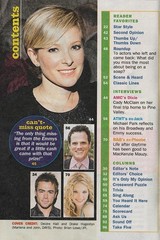 Soap Opera Digest Aug 2, 2011 DEIDRE HALL-DRAKE HOGESTYN-CADY MCCLAIN-MICHAEL P