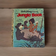 Walt Disney The Jungle Book Little Golden Book 1967 Vintage 1ST EDITION Picture