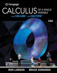 Calculus of a Single Variable: With Calcchat and Calcview Larson, Ron|Edward…
